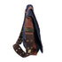 Christian Dior Street Chic Shoulder Bag Navy Brown Denim Leather